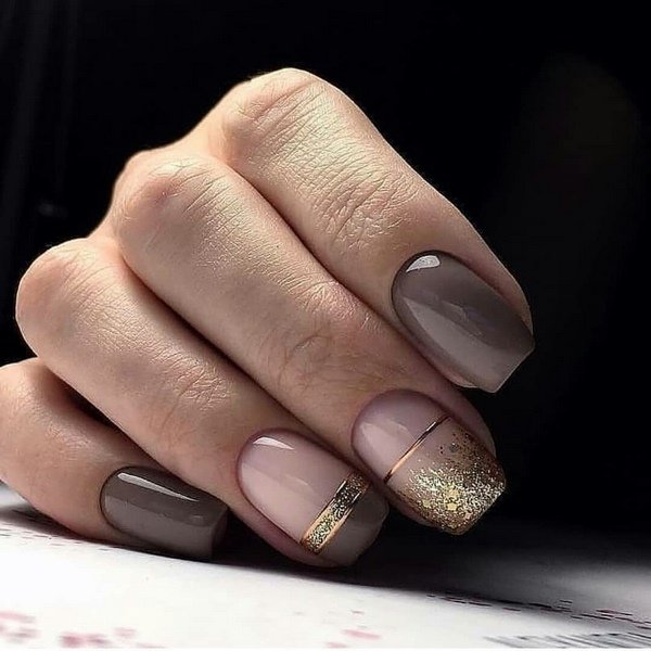 Самый модный дизайн ногтей в коричневом цвете 2024-2025 – фото-новинки